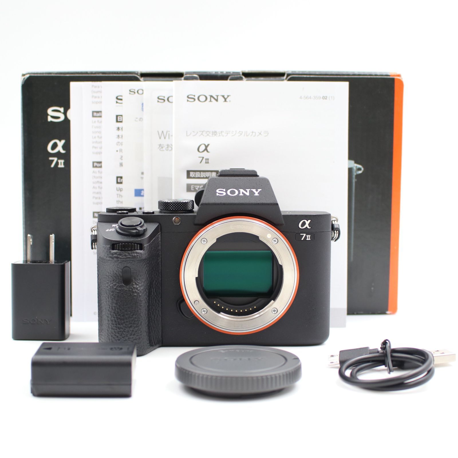 □シャッター数6833枚！新品同様□ SONY α7II ボディ ブラック