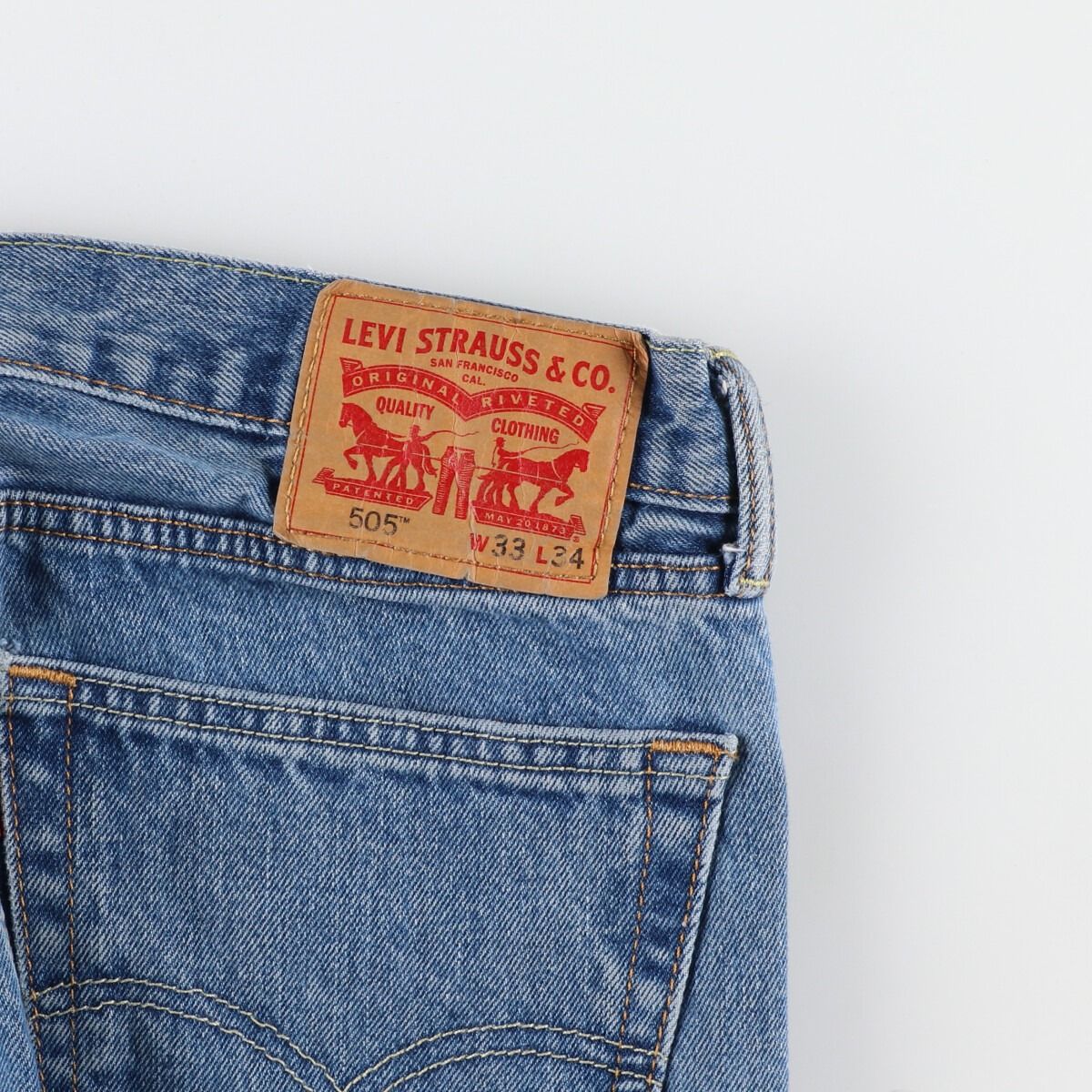 古着 リーバイス Levi's 505 テーパードジーンズ デニムパンツ メンズ