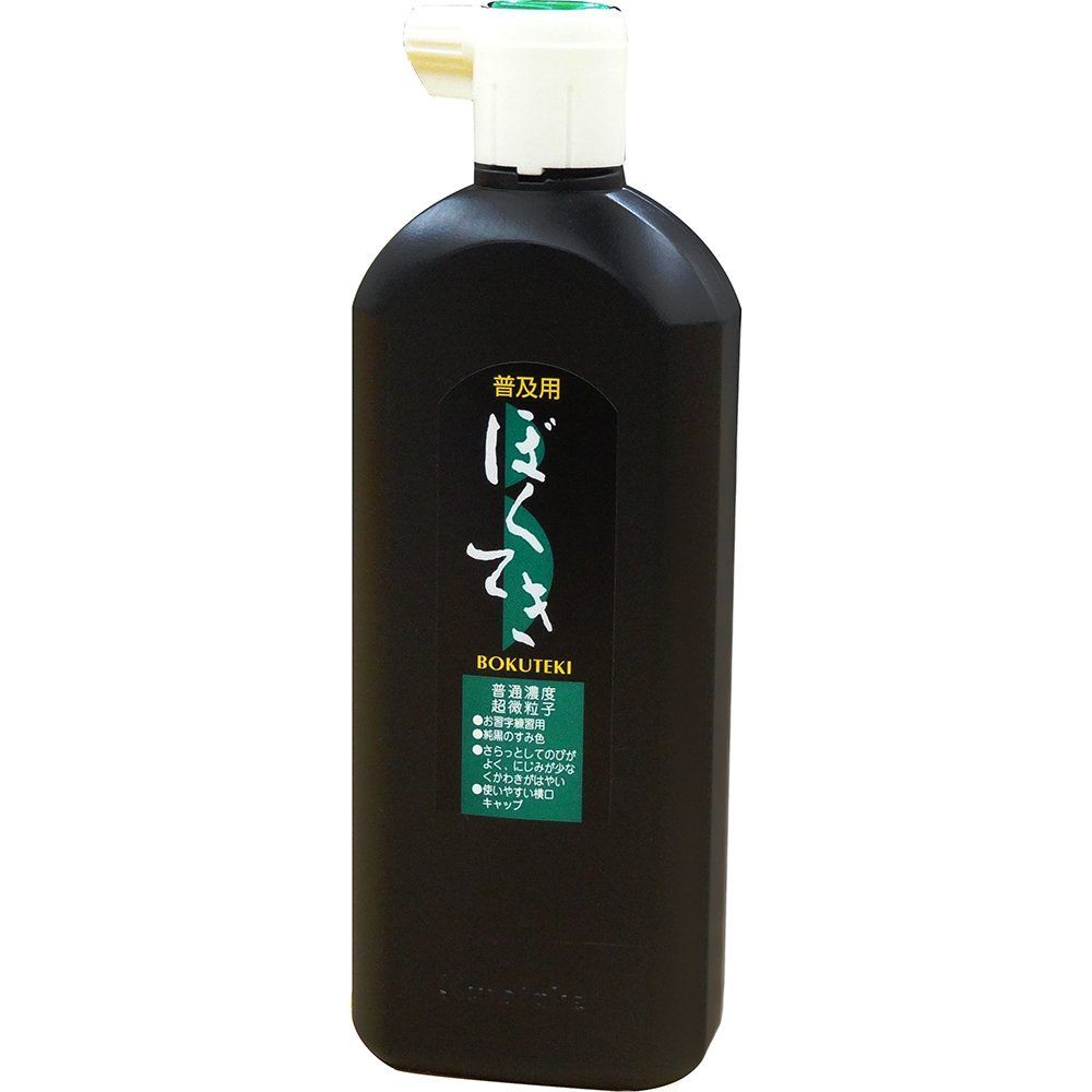 450ｍｌ/5本セット 呉竹 書道液 普及用墨滴 墨汁 450ml 5本入り BA4-45/5P