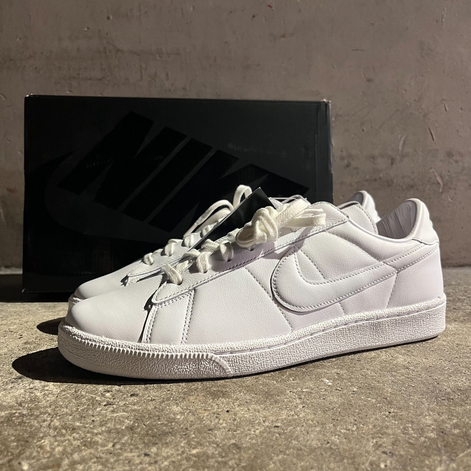 BLACK COMME des GARCONS ×NIKE TENNIS CLASSIC SP WHITE BLACK COMME des GARCONS ×NIKE TENNIS CLASSIC SP WHITE