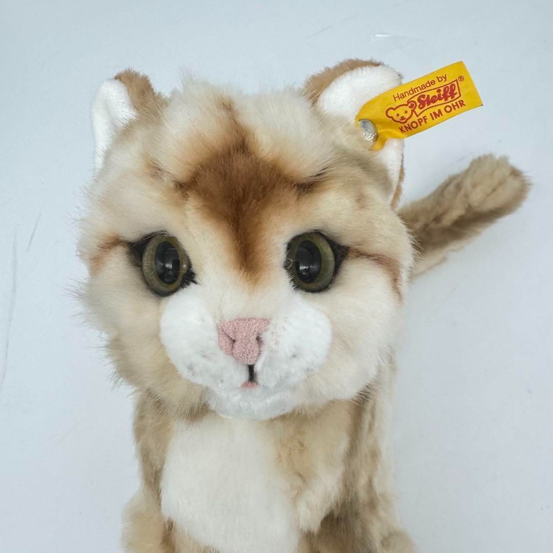 未使用 Steiff シュタイフ 099342 ネコのミジー 猫 キャット