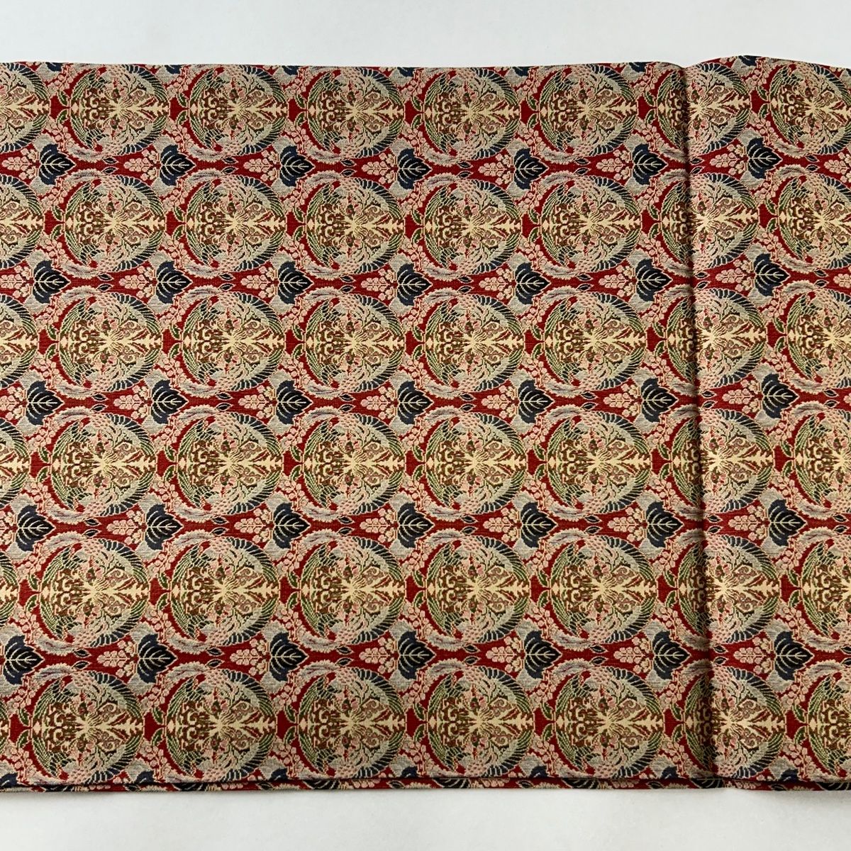 名古屋帯 名品 龍村美術織物 向かい鳳凰と桐 赤茶 正絹 お値下げ中⭕️ 名古屋帯 名品 龍村美術織物 向かい鳳凰と桐 赤茶 正絹 お値下げ中