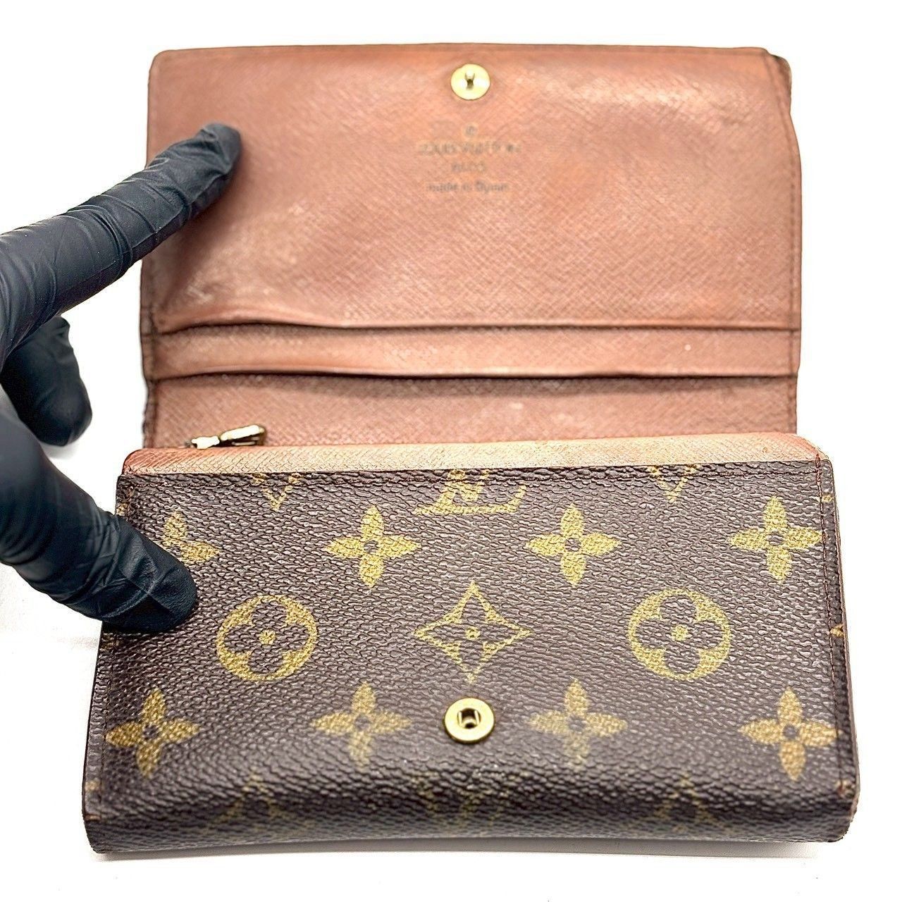 ルイヴィトン モノグラム トレゾール 二つ折り財布 ルイヴィトン LOUIS