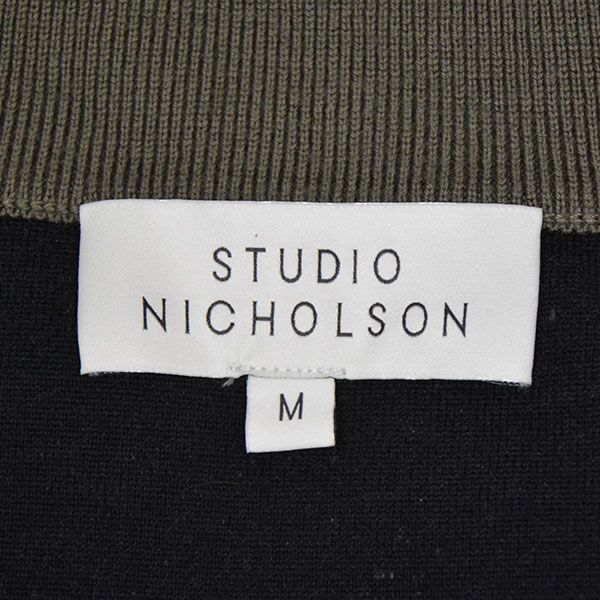 STUDIO NICHOLSON　スタジオニコルソン　ハーフジップニットブルゾン　ニットジャケット　SNM-688　8054000180097