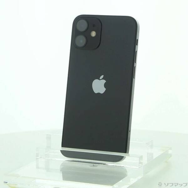 〔 〕iPhone12 mini 128GB ブラック MGDJ3J A SIMフリー 258