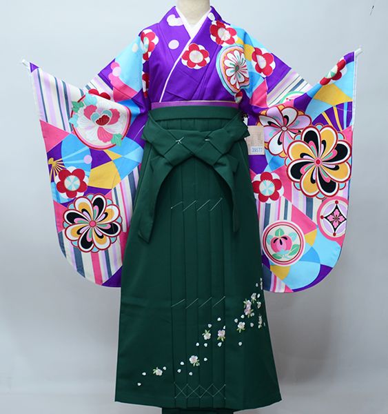 二尺袖 着物 袴フルセット From KYOTO 袴変更可能 NO39577 - メルカリ