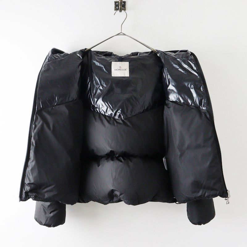 MONCLER ブラックワッペン　ダウンジャケット MONCLER (モンクレール) BIGワッペン フルジップ CITALA ダウン