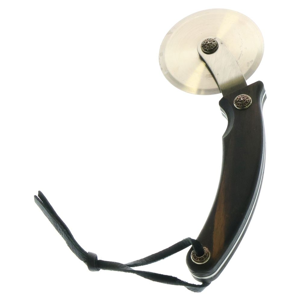 パートナー CHROME HEARTS クロムハーツ PIZZA CUTTER ピザカッター 2013年クリスマスノベルティ ブラウン|シルバー