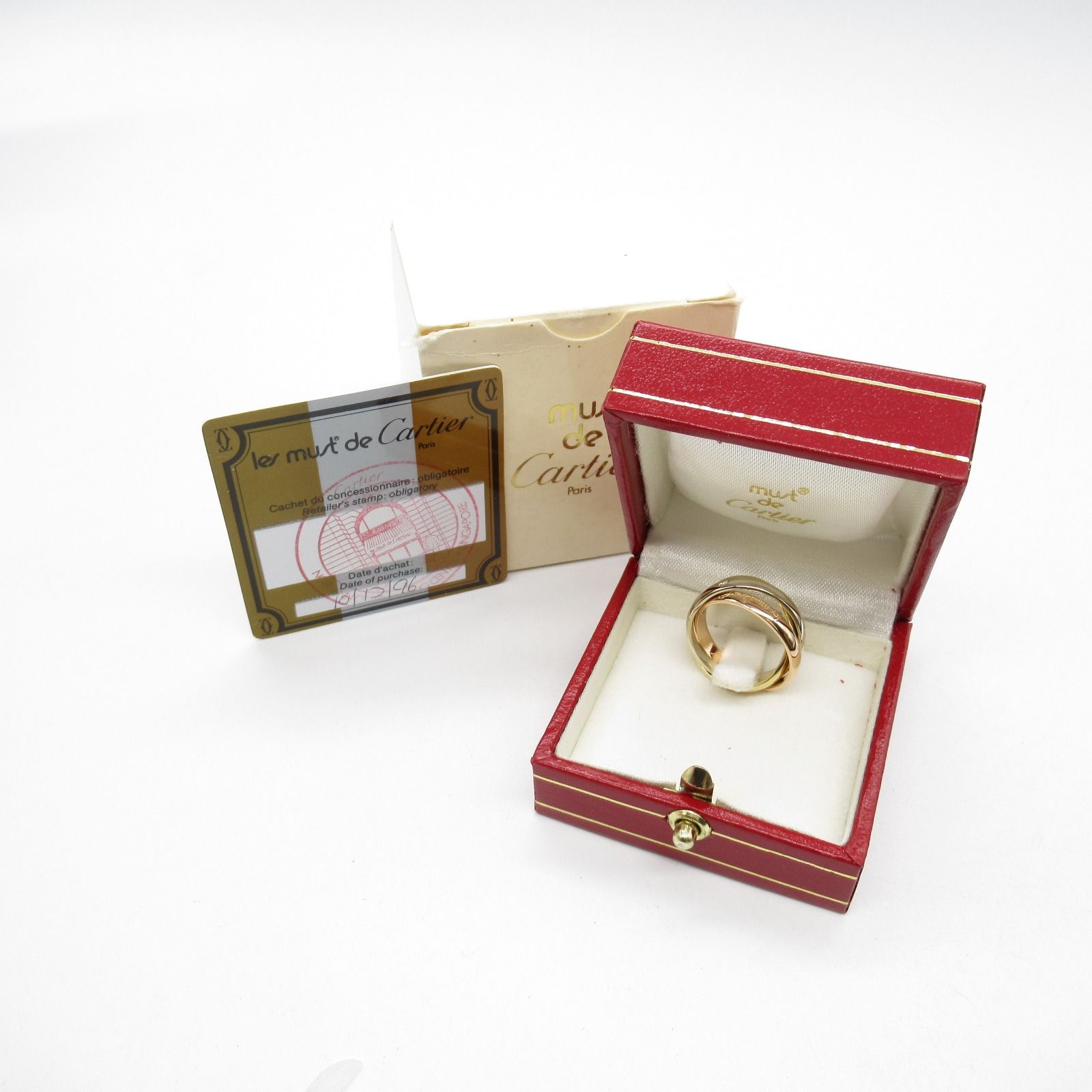 格安saleスタ カルティエ CARTIER 3PD トリニティリング リング・指輪 アクセサリー