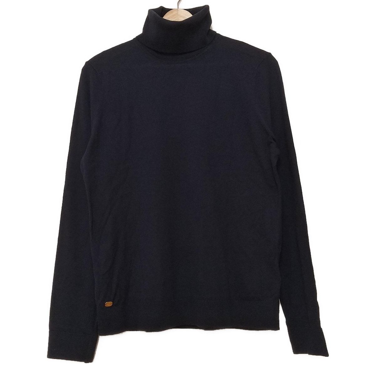 RalphLauren ラルフローレン 長袖セーター サイズXL レディース - ネイビー タートルネック