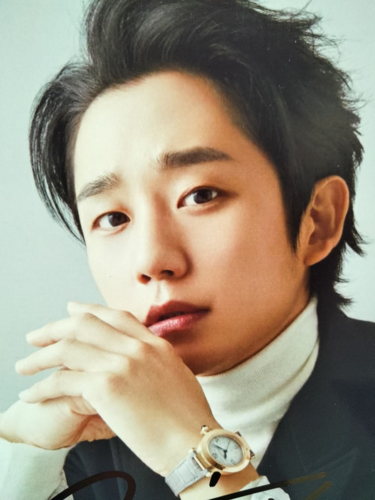 チョン・ヘイン直筆サイン入り2Lサイズ写真…Jung Hae-in…