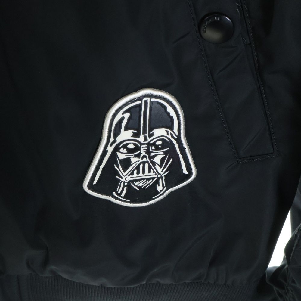 COACH (コーチ) ×STAR WARS ワッペン付きリブブルゾン ブラック E1602  