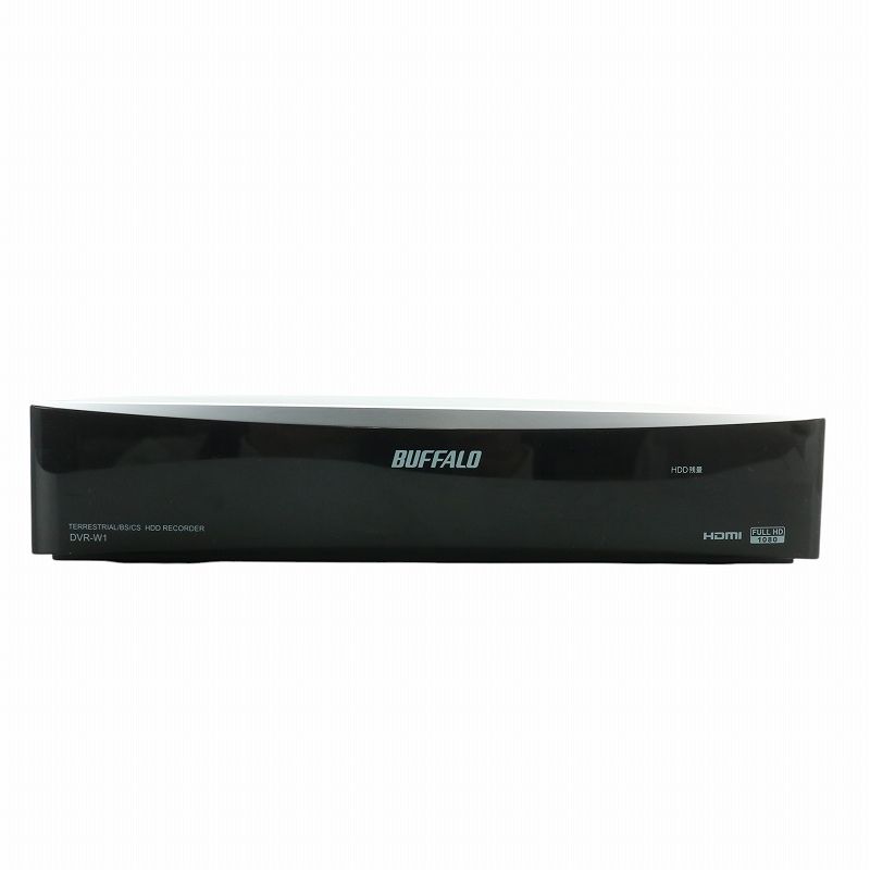 BUFFALO HDDレコーダー DVR-W1/1.0T Wチューナー搭載 中古】BUFFALO W