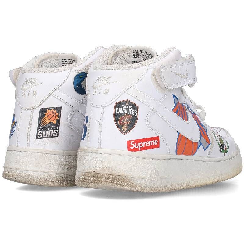 ナイキ ×シュプリーム SUPREME NBA TEAMS AIR FORCE 1 MID AQ8017-100  エアフォース1エヌビーエイースニーカー メンズ 28cm