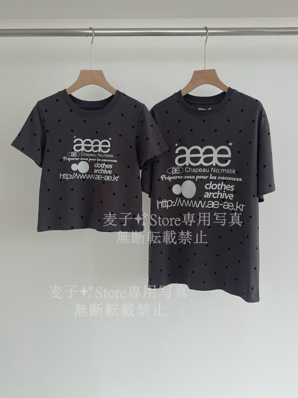期間限定30％OFF! AEAE Tシャツ 人気 T-SHIRTS DOT LOGO WEB エーイーエーイー アイドル