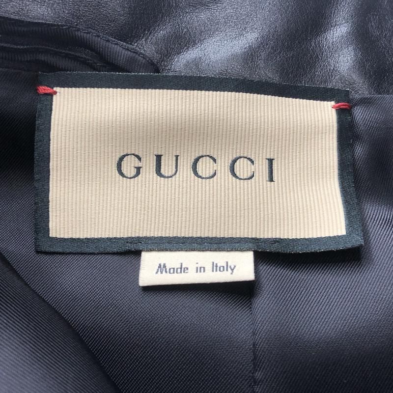 中古】GUCCI カーフスキン レザーロングパンツ 38 683488 XNAL7 中古】GUCCI カーフスキン レザーロングパンツ 38 683488 XNAL7