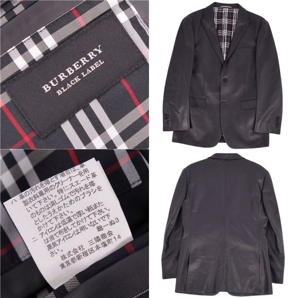 美品 バーバリー ブラックレーベル BURBERRY BLACK LABEL ジ