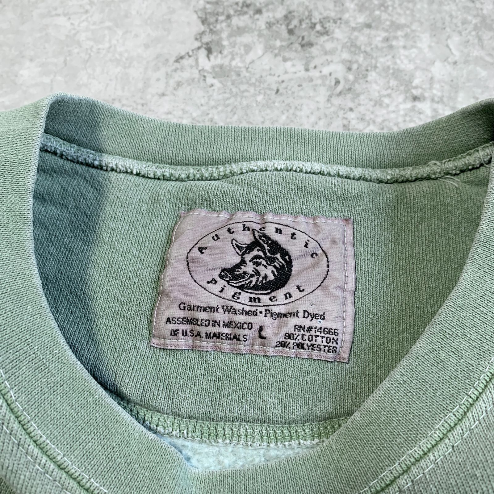 90s L.L.Bean BackPrinted Pigment Sweatshirt エルエルビーン バック 