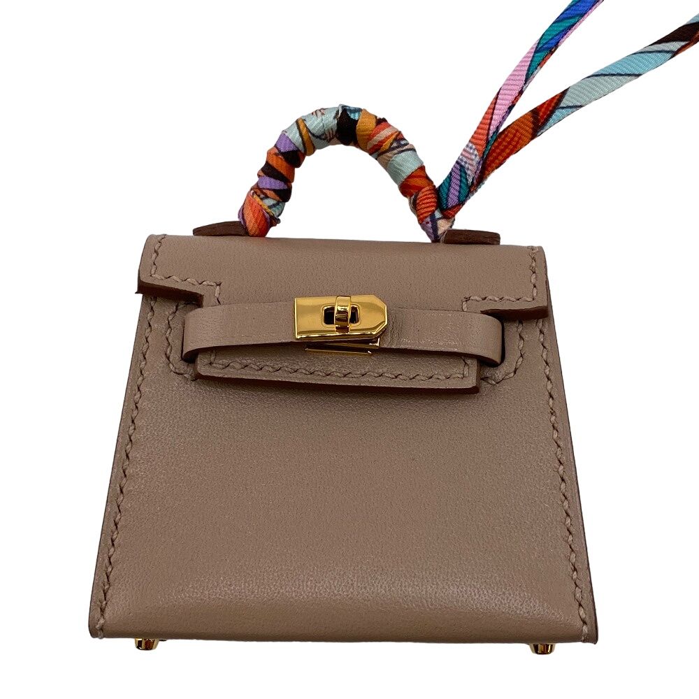 HERMES/エルメス ケリー ツイリー バッグモチーフ レザー チャーム 