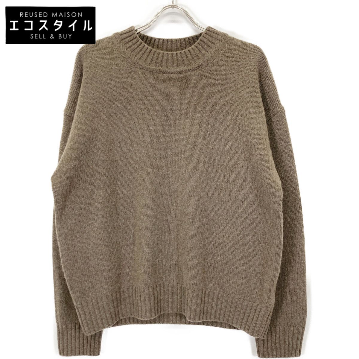 Gypsohila ジプソフィア ブラウン GPGー516 Wool Cashmere Unisex Knit F
