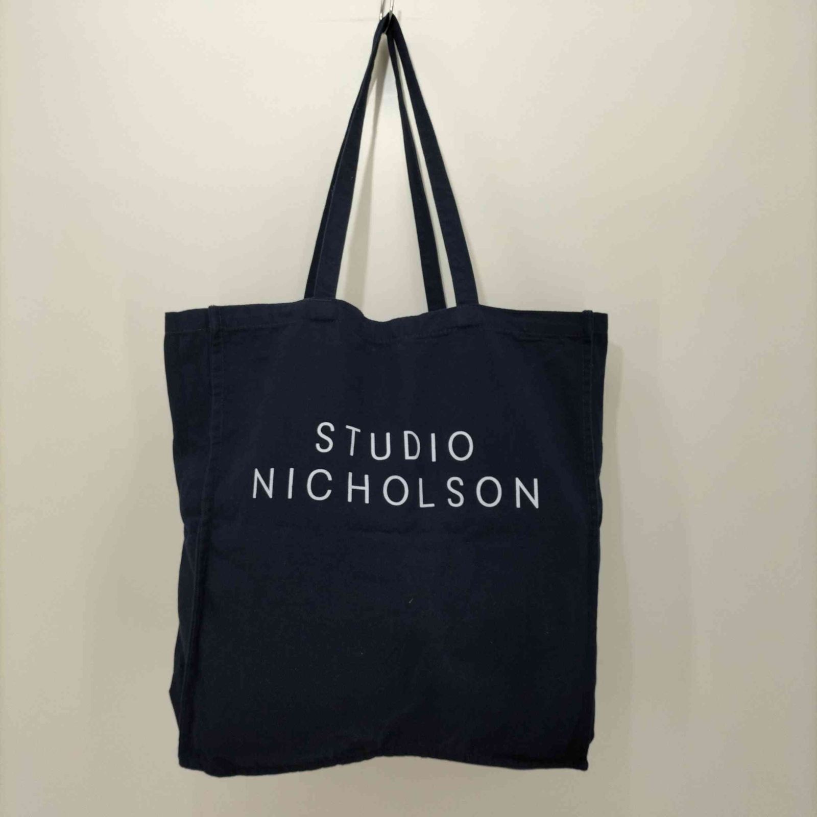 スタジオニコルソン STUDIO NICHOLSON ロゴプリント トートバッグ