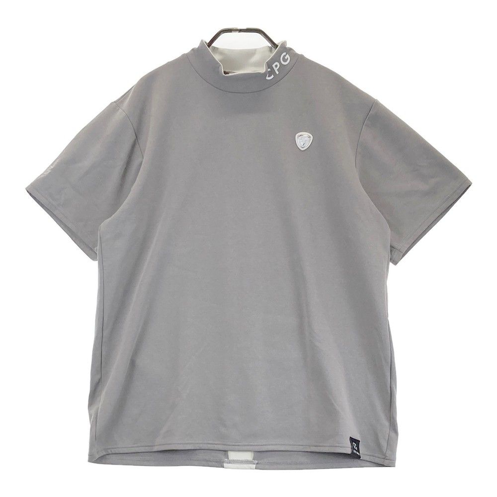 サイズ：5 CPG GOLF シーピージーゴルフ  ハイネック 半袖Tシャツ  グレー系 [240101301017]# ゴルフウェア メンズ ストスト