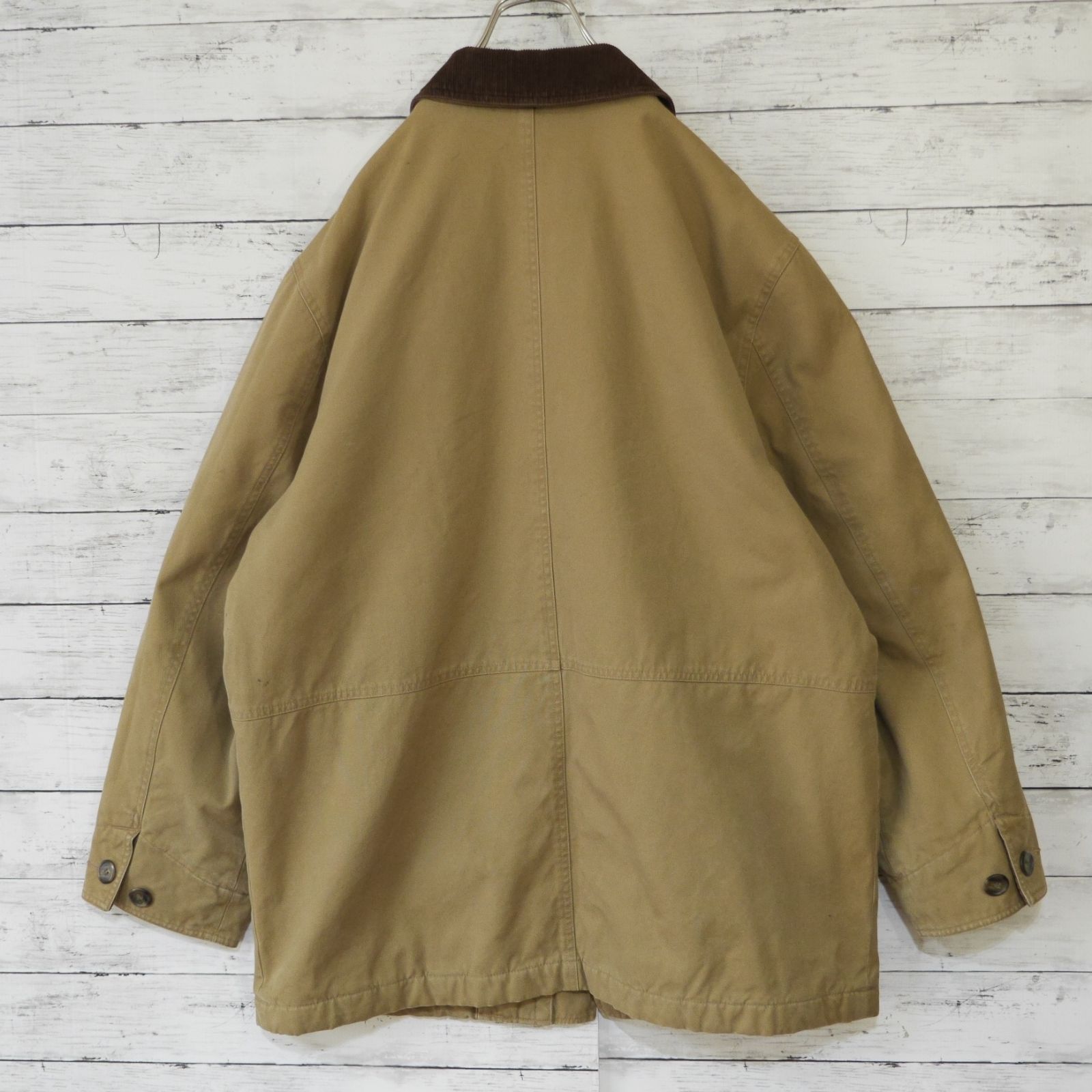 ST.JOHN'S BAY デニム コーデュロイ襟 ハンティングジャケット 90's St