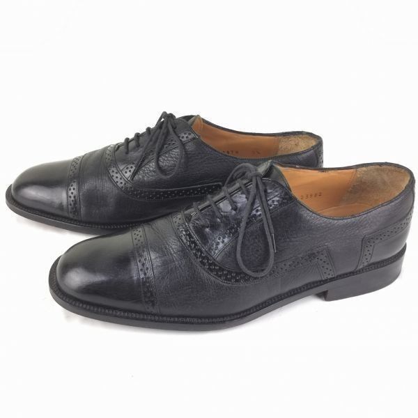 80s-90s?/Vintage☆Mezlan メスラン セミブローグ キャップトゥ