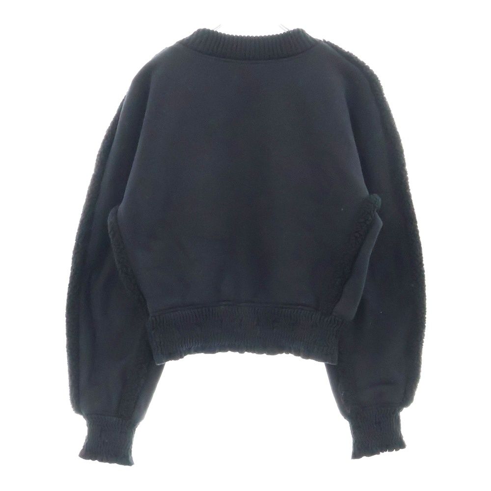 CHANEL (シャネル) ココマーク カシミヤ ムートン生地 クルーネック  