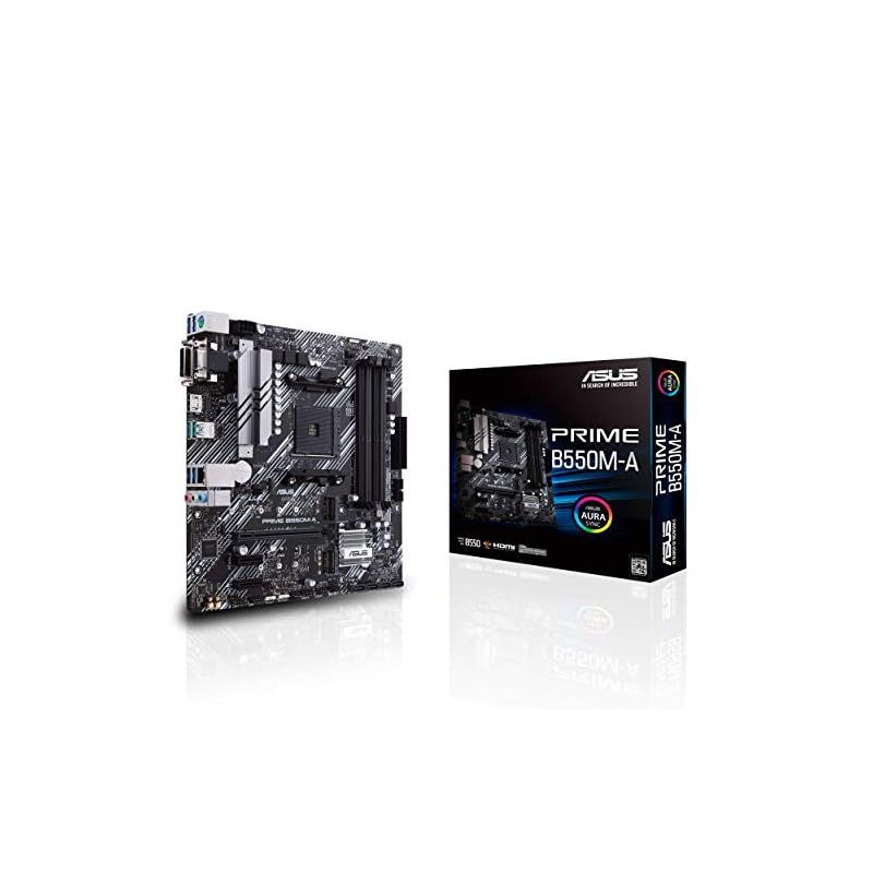 ASUS AMD B550 搭載 AM4 対応 マザーボード PRIME B550M-A MicroATX 0