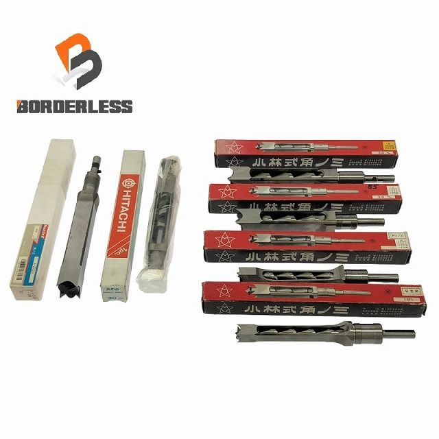 比較的 6本 セット 小林式 角ノミ 替刃 30mm×2 18ｍｍ アリノミ 日立 30ｍｍ マキタ 30ｍｍ カクノミ 角のみ 108366