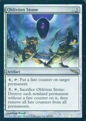 MTG 忘却石　マスターピース　foil Foil】《忘却石/Oblivion Stone》※部分光沢[MPS] 茶R | 日本最大級 MTG