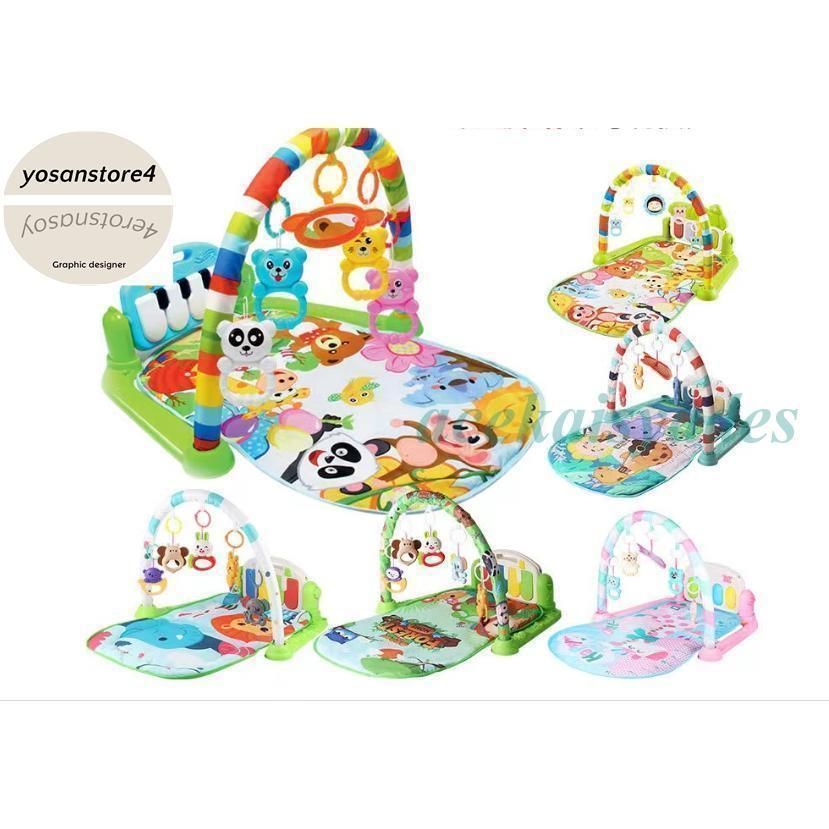 あんよでキック4WAYピアノジム(1個)フィッシャープライス[おもちゃ 遊具 ベビージム メリー]1