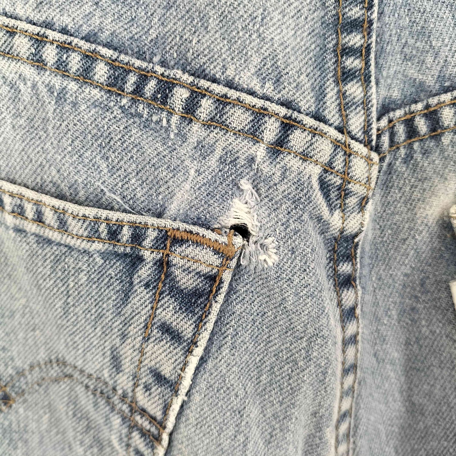 リーバイス Levis USA製 90S SILVER TAB BAGGY デニムパンツ ボタン裏 