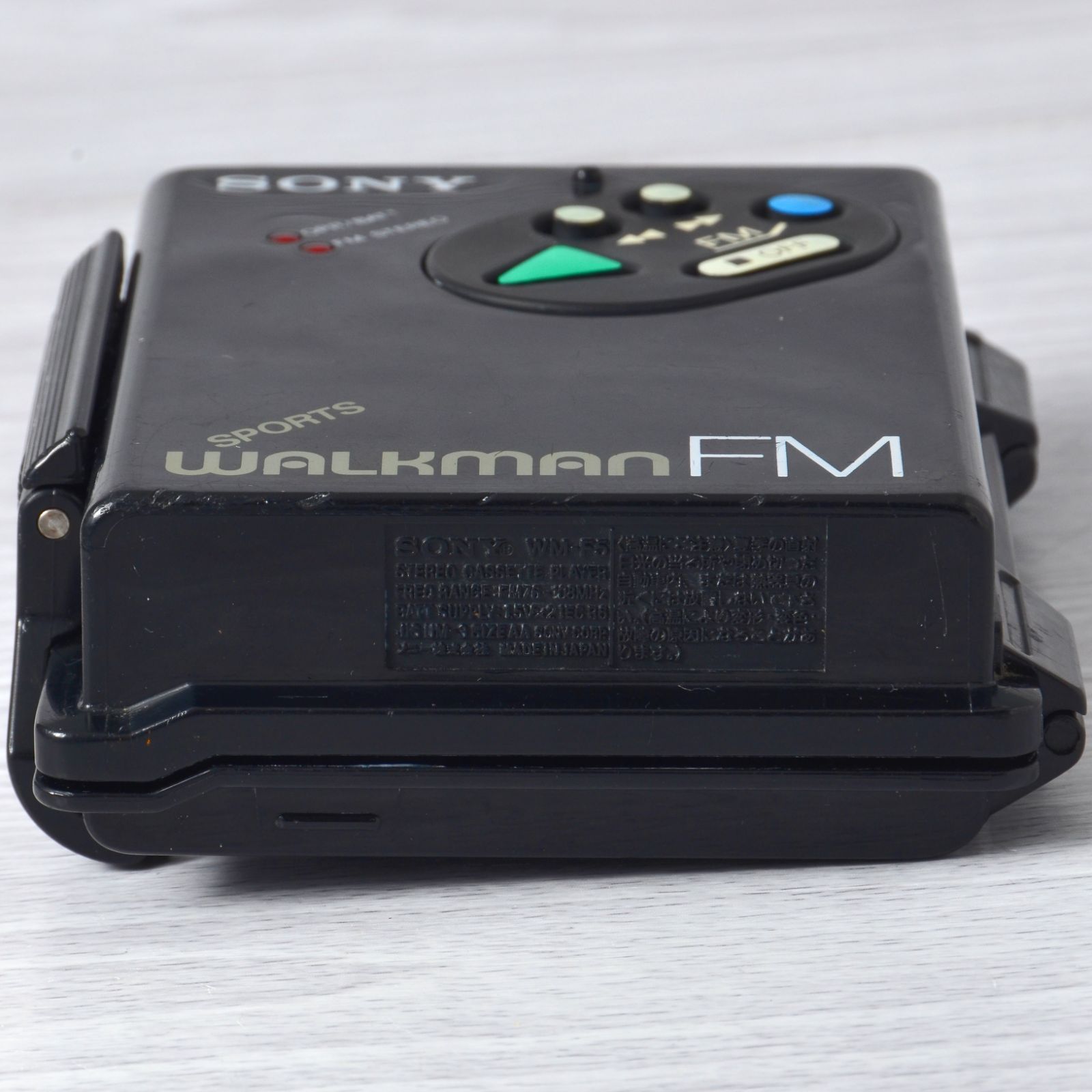 【動作確認済】SONY WALKMAN WM-F5 ブラック SONY WALKMAN WM-F5 スポーツウォークマン ブラック 整備済