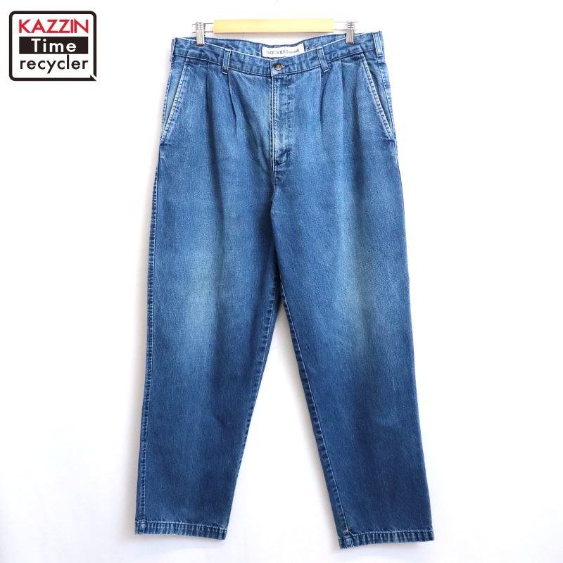 90s vintage DOCKERS 2タック スラックス デニムパンツ メンズ L