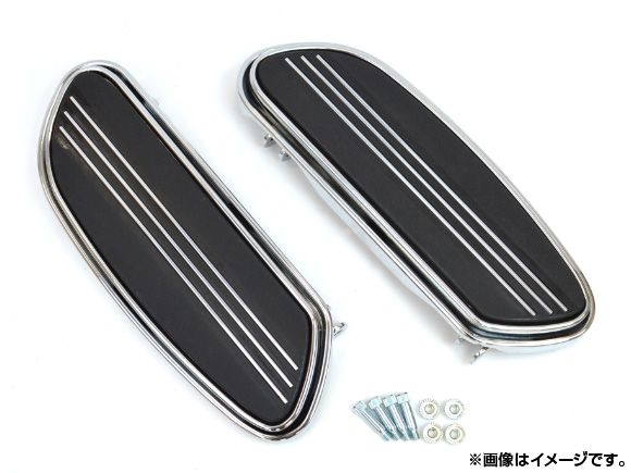 フロアボード ハーレーダビッドソン ソフテイル 1986年～2011年 ブラック AP-A5327 入数：1セット(左右) 2輪