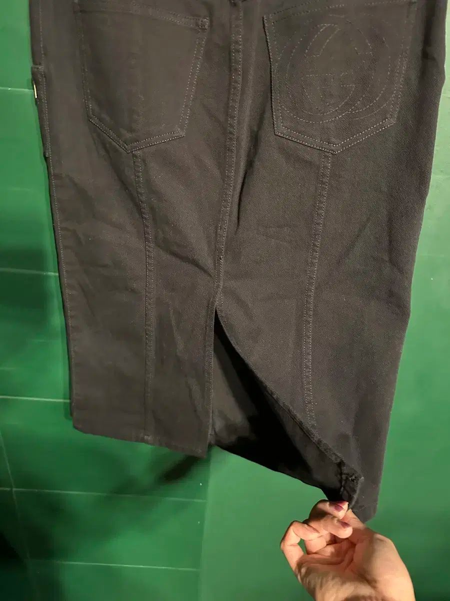 正規品 グッチ レディース バックスリット スカート 44 サイズ 32インチ