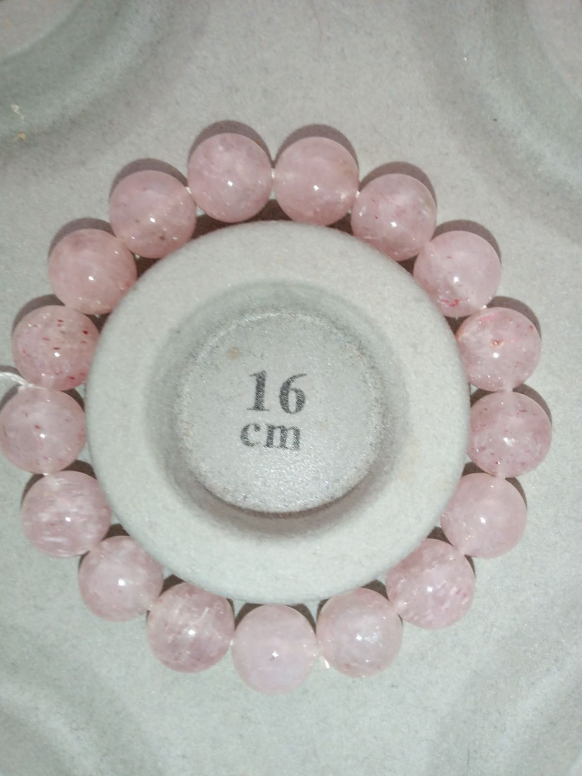 ディープピンクエピドートinクォーツ 10.2ミリ珠 ブレスレット①(SA+) 苺のような＊ピンクエピドートインクォーツ | 大阪梅田、中崎町の淡水
