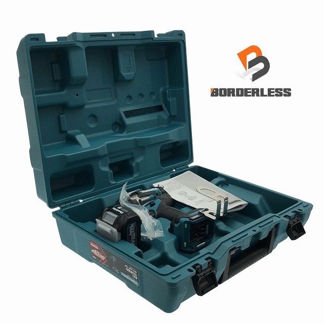 makita マキタ 40Vmax 充電式インパクトレンチ TW007G バッテリ1個 2.5Ah ケース付 コードレス バッテリー式