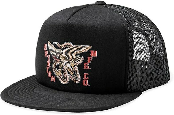 Brixton Battle Trucker Hat Cap Black/Black キャップ 送料無料