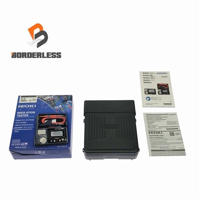 比較的 HIOKI 日置電機 5レンジ絶縁抵抗計 IR4051-10 デジタルメガー 電気抵抗計 電気計測器