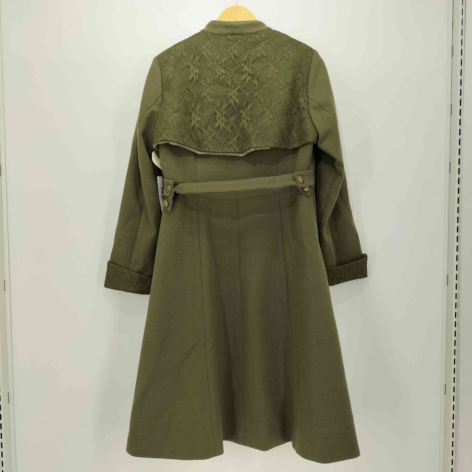 [未使用] axes femme アクシーズファム　ナポレオンコート　茶 セール】ナポレオンロングコート（ダッフルコート）｜axes femme