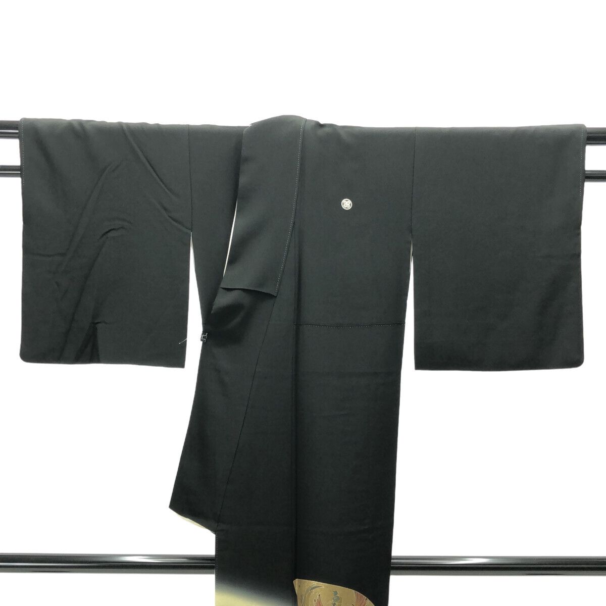 黒留袖］中古美品作家物友禅K-527