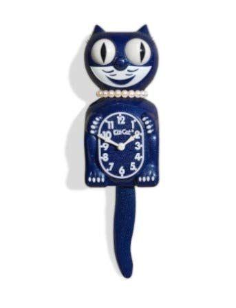 キット キャット クロック (ギャラクシーブルー（パールネックレス：ホワイト）) キット キャット クロック Kit Cat Clock Kit Cat Klock 壁掛け時計 時計 とけい 壁 ウォールクロック かわいい ネコ