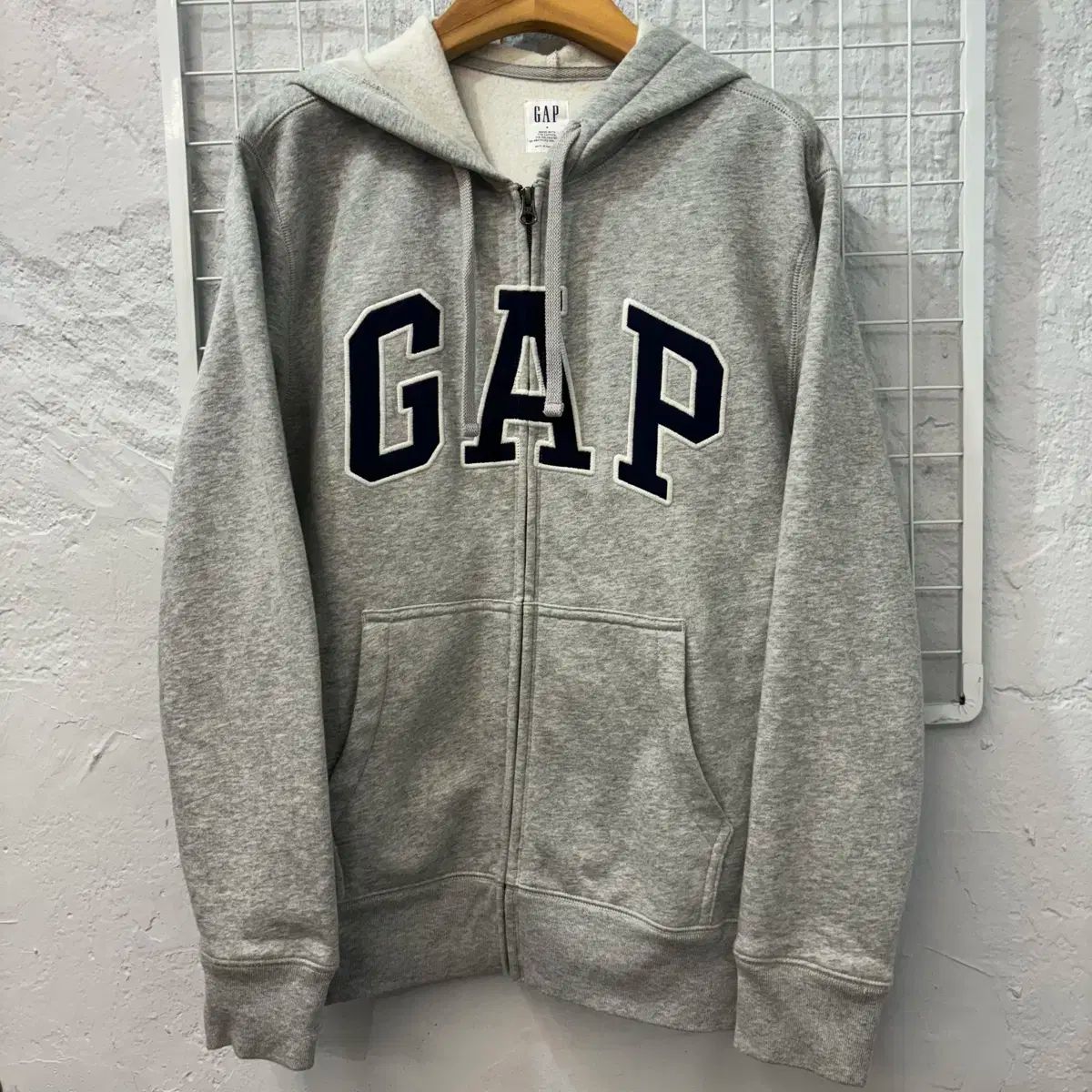 GAP GAP(ギャップ) グレー ヴィンテージ フード付き ジップ