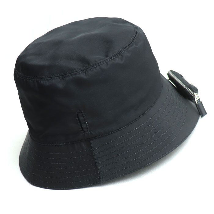 PRADA プラダ Re Nylon ハット ブラック 2HC282 2DMI XXL 三角