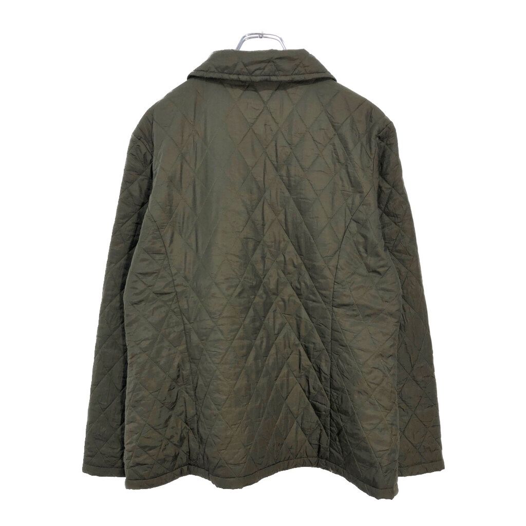Barbour バブアー SHAPED F WEIGHT QUILT SHORT キルティングジャケット ブラウン レディース UK 16 古着 V5948