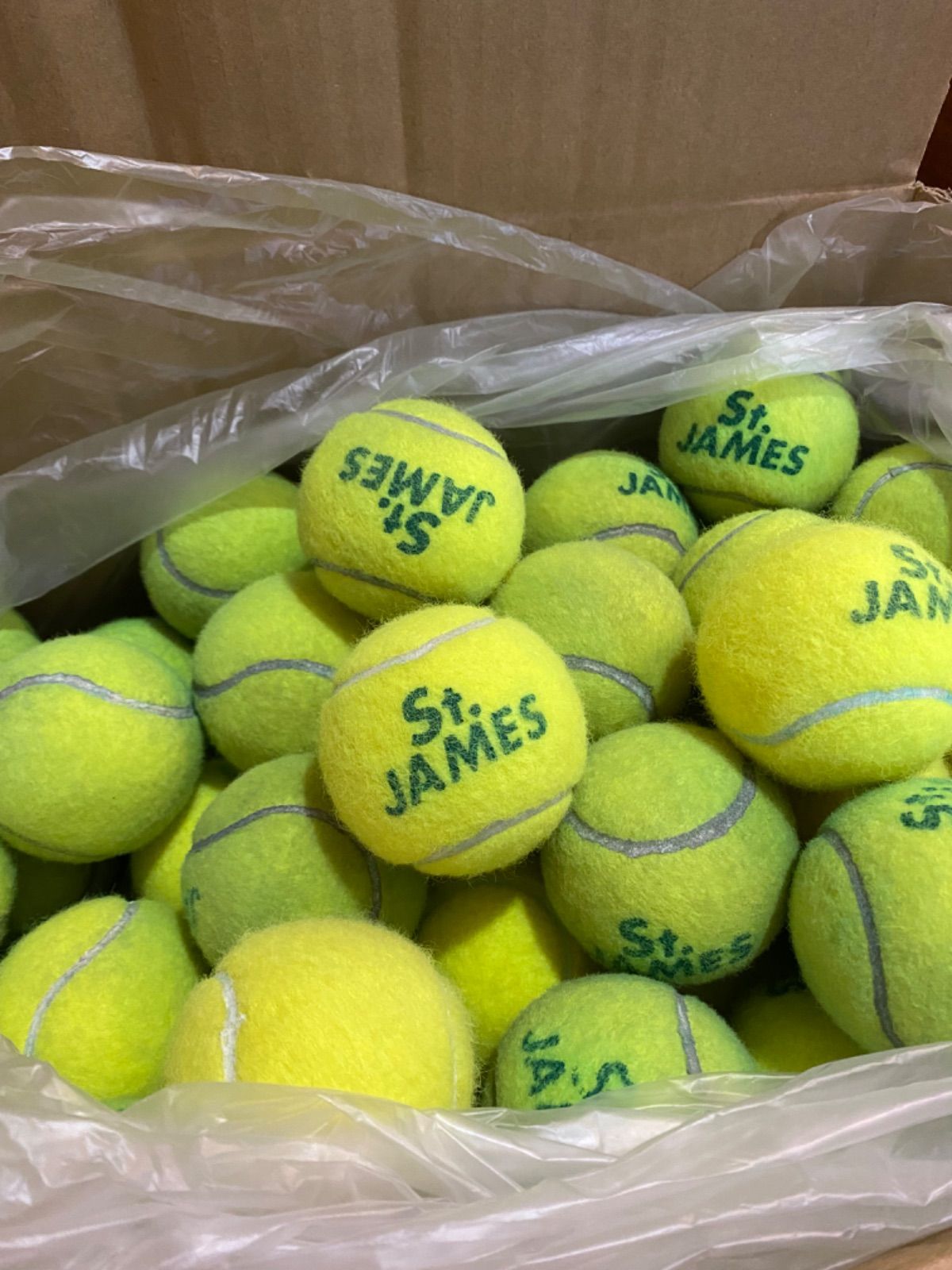 中古硬式ノンプレッシャーテニスボール152球