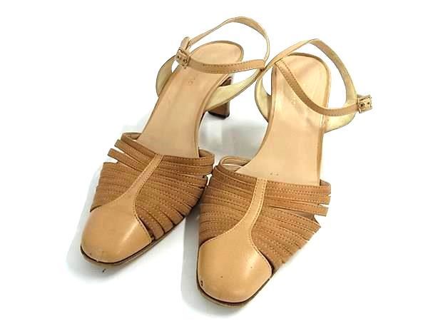 未使用　TANINO CRISCI タニノクリスチー レザー サンダル　36 tanino crisci leather sandals size35H タニノクリスチー